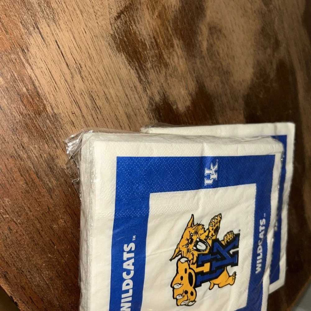 Kentucky Wildcats Napkins 5 Pack Lot NCAA UK Party Supplies Graduation Tailgate